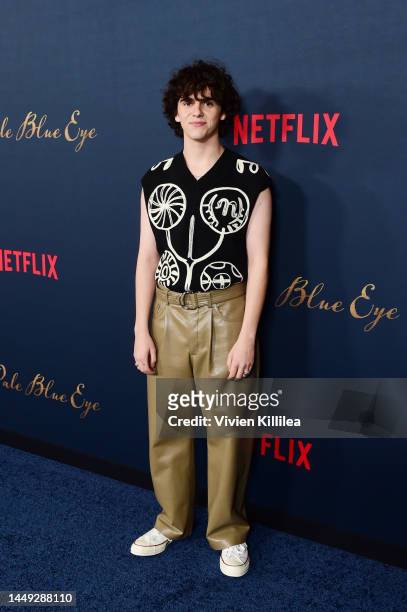 Jack Dylan Grazer attends "The Pale Blue Eye" Los Angeles Premiere at Directors Guild Of America on December 14, 2022 in Los Angeles, California.