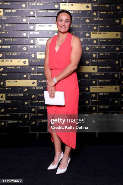 Ash Barty arrives during the Sport Australia Hall of Fame Victorian Celebration at Melbourne Cricket Ground on December 15, 2022 in Melbourne,...