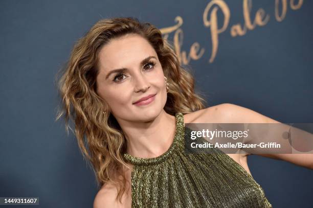 Rachael Leigh Cook attends the "The Pale Blue Eye" Los Angeles Premiere at DGA Theater Complex on December 14, 2022 in Los Angeles, California.