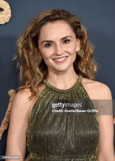 Rachael Leigh Cook attends the "The Pale Blue Eye" Los Angeles Premiere at DGA Theater Complex on December 14, 2022 in Los Angeles, California.