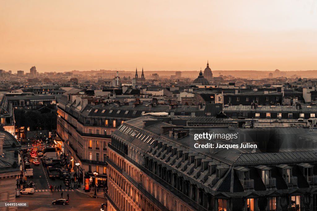 Sunset on Paris