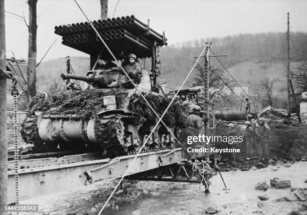 Sherman With Rockets Ww2 Sherman Tank Photos and Premium High Res Pictures - Getty Images
