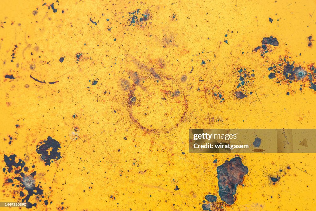 Rusty metal, Grunge metal background, Texture scratches and cracks, Iron surface full area.