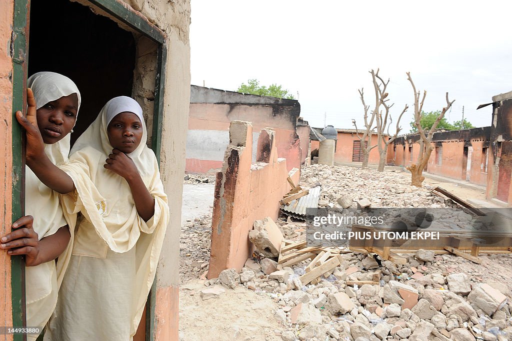 To go with AFP STORY: Fear pervades Nige