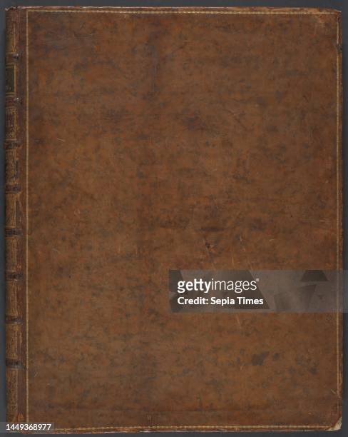 Album of watercolors and drawings of travel views of southern Italy and in Sicily and Malta, Louis Ducros Album with leather binding with gold...