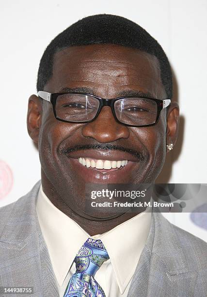 Michael Irvin attends the 27th Annual Cedars-Sinai Medical Center Sports Spectacular at the Hyatt Regency Century Plaza hotel on May 20, 2012 in...