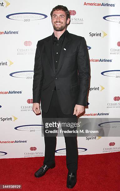 Kevin Love attends the 27th Annual Cedars-Sinai Medical Center Sports Spectacular at the Hyatt Regency Century Plaza hotel on May 20, 2012 in Century...