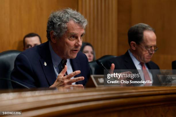 Senate Banking, Housing and Urban Affairs Committee Chairman Sherrod Brown questions Consumer Financial Protection Bureau Director Rohit Chopra...