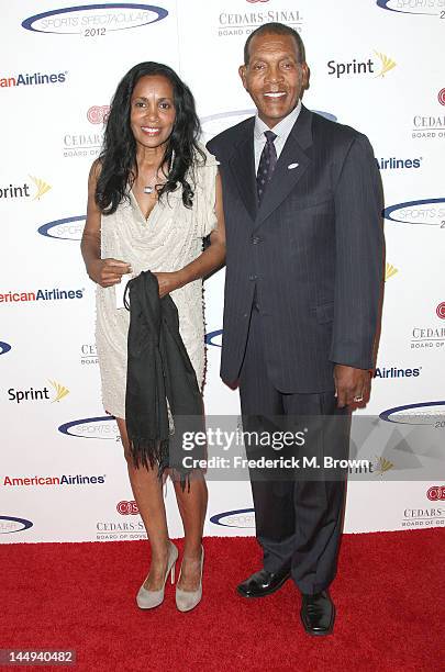 Mike Davis and his guest attend the 27th Annual Cedars-Sinai Medical Center Sports Spectacular at the Hyatt Regency Century Plaza hotel on May 20,...