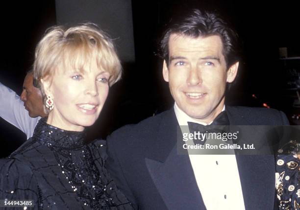 Actor Pierce Brosnan and wife Cassandra Harris attend the "Carousel of Hope" Ball to Benefit the Barbara Davis Center for Childhood Diabetes on...