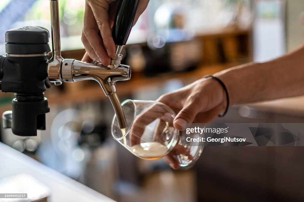 Female Friends having a beer
