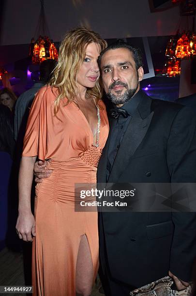 Alexandra Genoves and Jean Pierre Martins attend the Citizen K 20th Anniversary Cocktail - 65th Annual Cannes Film Festival At La Terrazza Martini on...