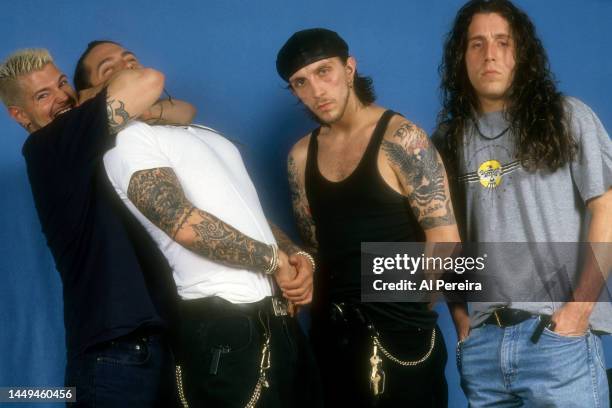 Hardcore band Biohazard appear in a portrait taken on June 11, 1994 in New York City.