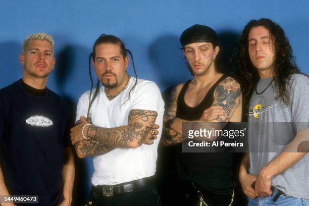 Hardcore band Biohazard appear in a portrait taken on June 11, 1994 in New York City.