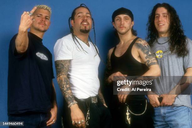 Hardcore band Biohazard appear in a portrait taken on June 11, 1994 in New York City.