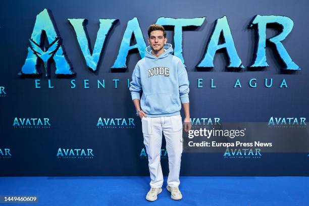 Model Ignacio de Borbon at the photocall of the exclusive screening of the film 'Avatar: The Meaning of Water', at Kinepolis de Ciudad de la Imagen,...