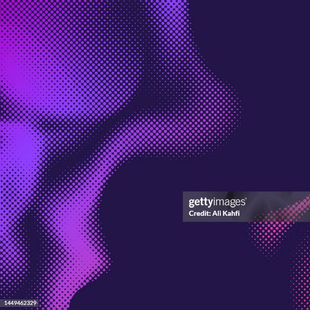 abstract halftone background - purple texture stock illustrations