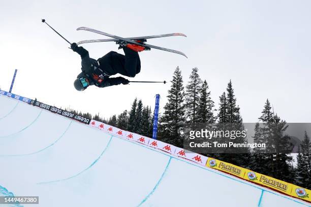 Jon Sallinen of Team Finland competes during the Men's Freeski Halfpipe Qualifications on day two of the Toyota U.S. Grand Prix at Copper Mountain...