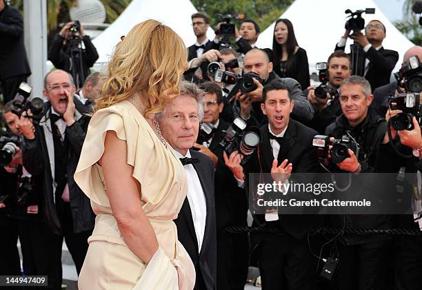 Filmmaker Roman Polanski and actress Nastassja Kinski attend "Tess" Cannes Classics Premiere during the 65th Annual Cannes Film Festival at Palais...