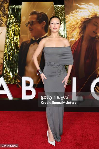 Tessa Brooks attends the Global Premiere Screening of "Babylon" at Academy Museum of Motion Pictures on December 15, 2022 in Los Angeles, California.