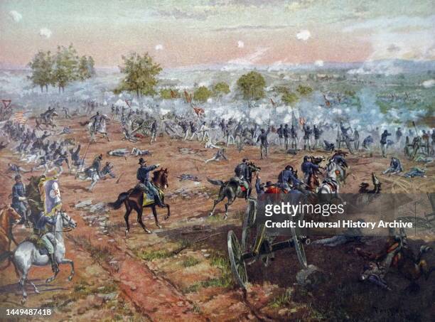 The Battle of Gettysburg was fought July 1-3 in and around the town of Gettysburg, Pennsylvania, by Union and Confederate forces during the American...