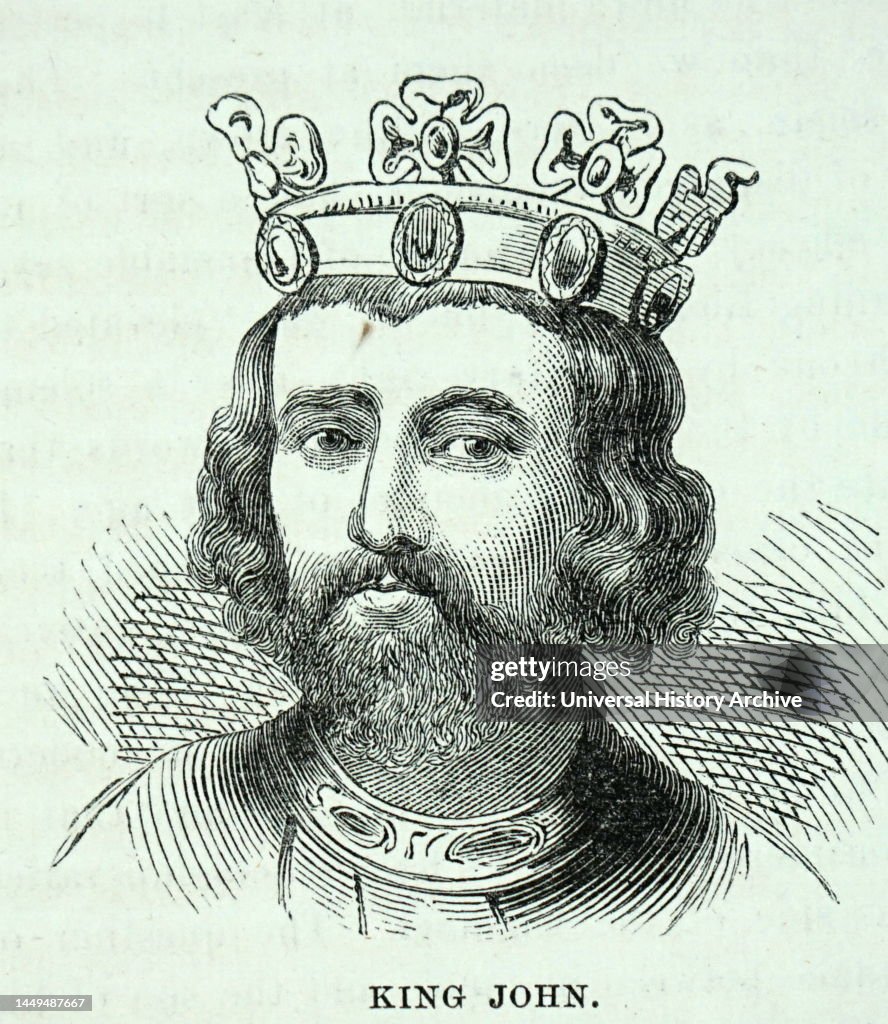 John was King of England from 1199 until his death in 1216