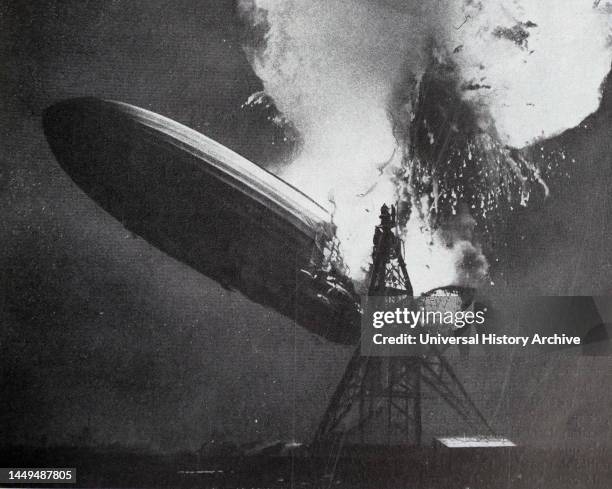 Airship Disaster Hindenburg Crash Photos and Premium High Res Pictures - Getty Images