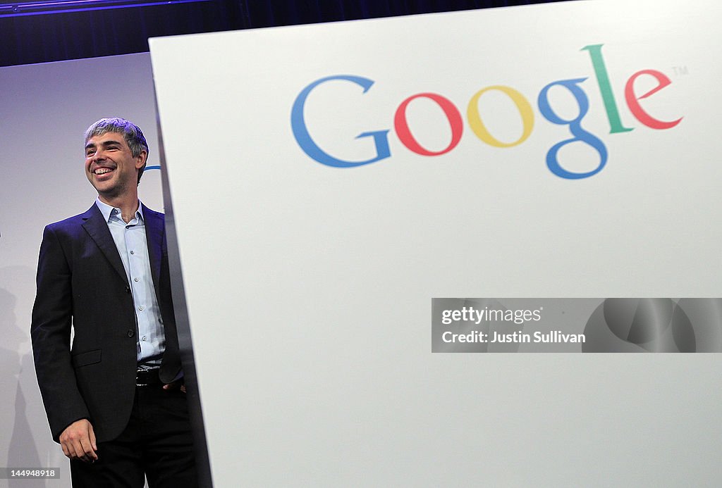 Google's Larry Page Holds Media Event In New York City