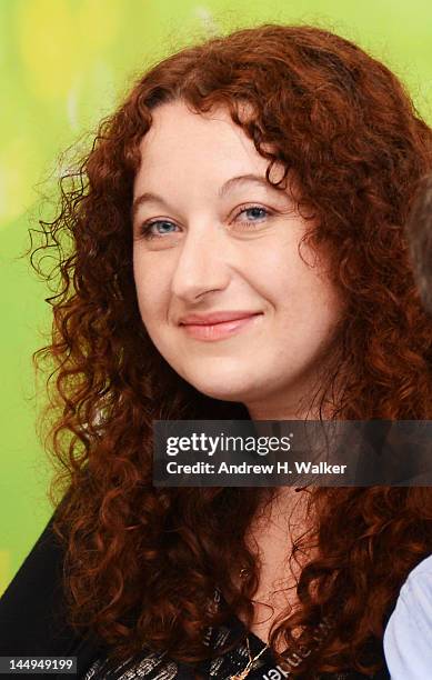 Marina Kozhevnikova Ravie attends the Russian Film Panel during the 65th Annual Cannes Film Festival at the Russian Pavillion on May 21, 2012 in...