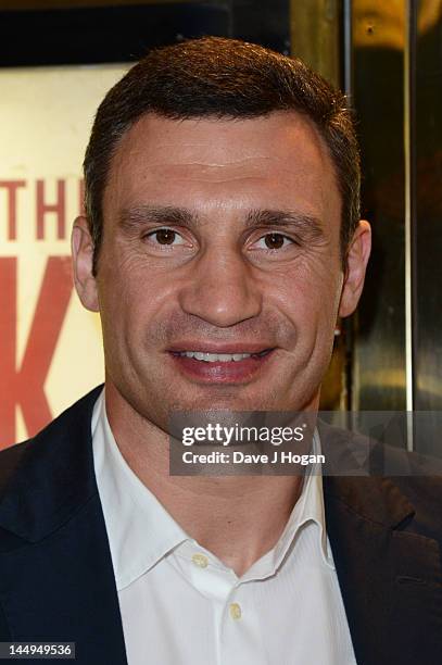 Vitali Klitschko attends the UK premiere of Klitschko at The Empire Leicester Square on May 21, 2012 in London, England.