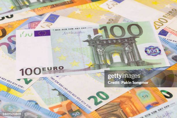 Dollar And Euro Banknote Background In Concept Of Money Exchange, Currency  Trading, Economic Competition And Relationship Of America And Europe. Stock  Photo, Picture and Royalty Free Image. Image 100807720.