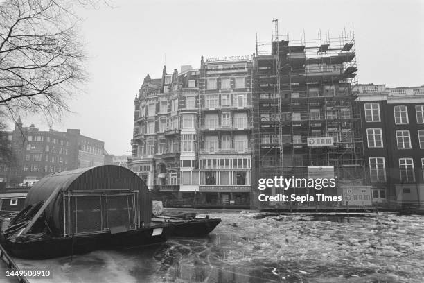 Assignment Financieel Dagblad, Hotel de lEuro exterior with the extension of two buildings , January 22, 1987.