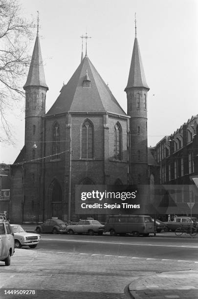 Amsterdam. The St. Nicolaas and Barbara Church, called De Liefde on the Bilderdijkstraat, February 28, 1974.