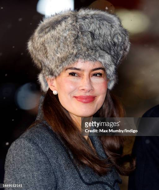 Sophie Winkleman, Lady Frederick Windsor attends the 'Together at Christmas' Carol Service at Westminster Abbey on December 15, 2022 in London,...