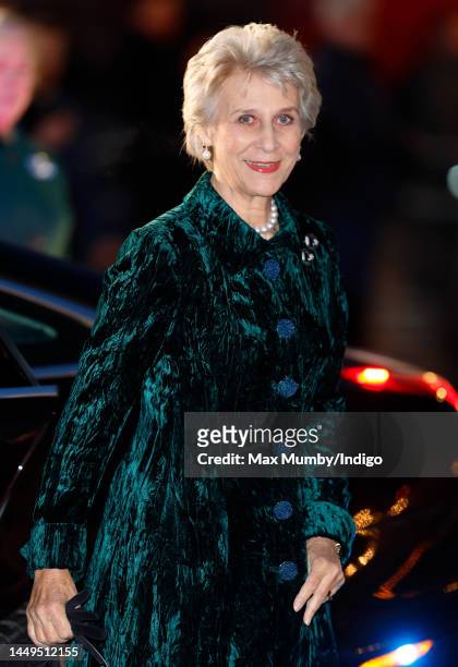 Birgitte, Duchess of Gloucester attends the 'Together at Christmas' Carol Service at Westminster Abbey on December 15, 2022 in London, England....