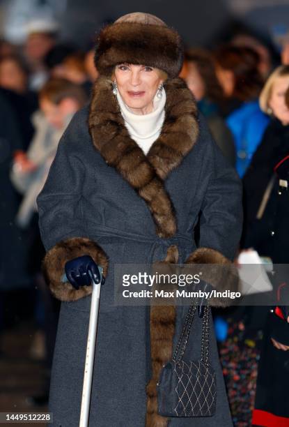 Princess Michael of Kent attends the 'Together at Christmas' Carol Service at Westminster Abbey on December 15, 2022 in London, England. Spearheaded...