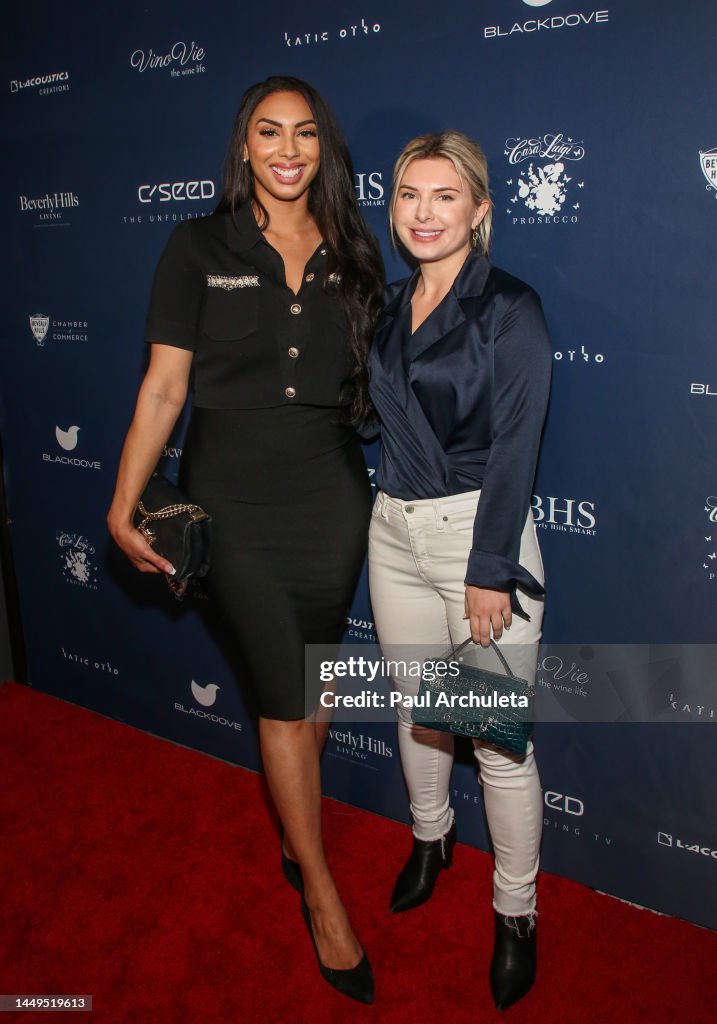 Jessica Vari Raven Vermeil and Jessica Varone attend the Luxury Tech & Art show on ...