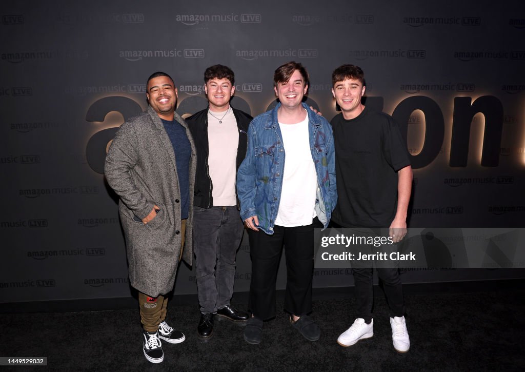 Horowitz Jacob Diomi, Justin Horowitz, Zach Sang and Jacob Cummings attend the... News ...