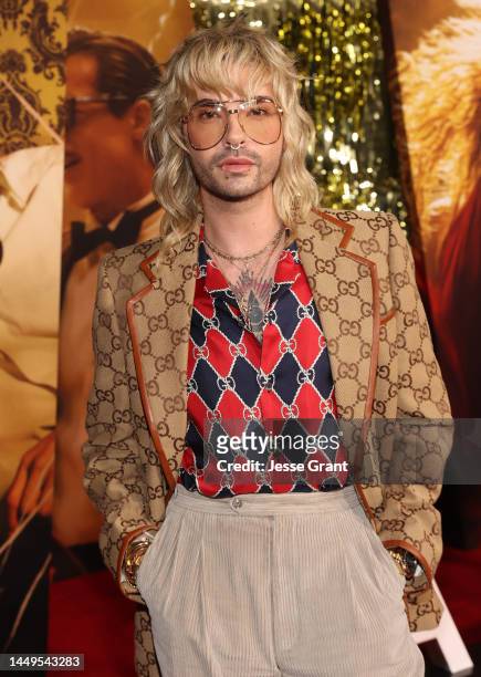 Bill Kaulitz attends the Global Premiere Screening of Paramount Pictures' "Babylon" at the Academy Museum of Motion Pictures on December 15, 2022 in...