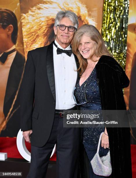 Eric Roberts and Eliza Roberts attend the "Babylon" Global Premiere Screening at Academy Museum of Motion Pictures on December 15, 2022 in Los...