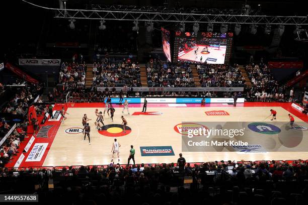 General view is seen during the round 11 NBL match between Illawarra Hawks and Sydney Kings at WIN Entertainment Centre, on December 16 in...