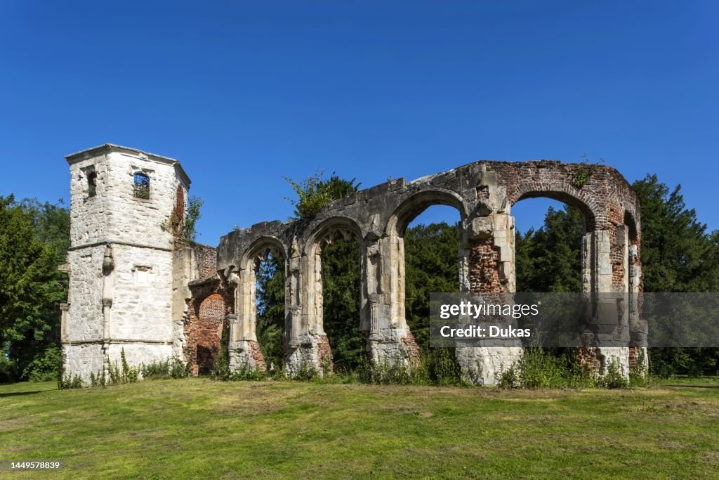 Ruins of The Holy Trinity Chapel in The Holy Ghost Cemetery