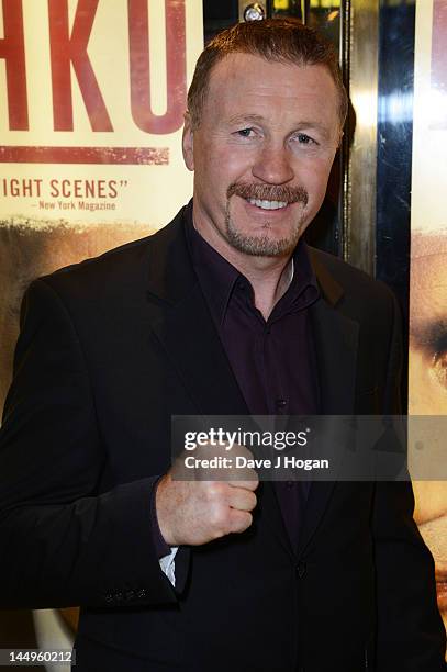 Steve Collins attends the UK premiere of Klitschko at The Empire Leicester Square on May 21, 2012 in London, England.