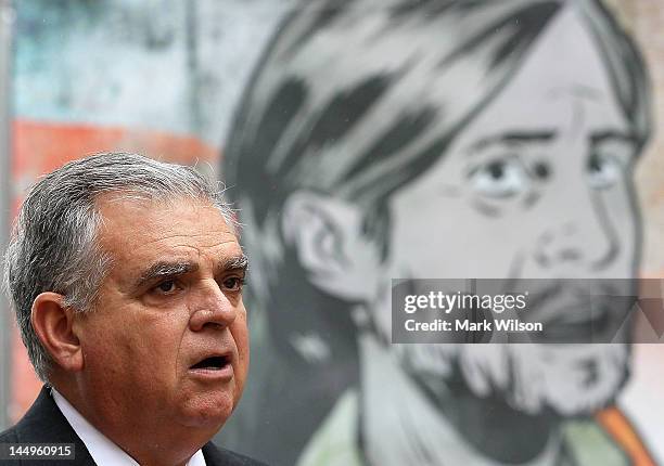 Transportation Secretary Ray LaHood speaks during a news conference to launch the annual "Click It or Ticket" campaign on May 21, 2012 in Washington,...