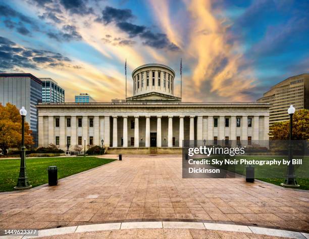 ohio statehouse - columbus ohio landmark stock pictures, royalty-free photos & images