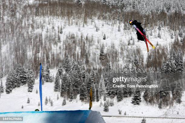 Mac Forehand of Team Untied States competes during the Men's Freeski Big Air Finals on day three of the Toyota U.S. Grand Prix at Copper Mountain...