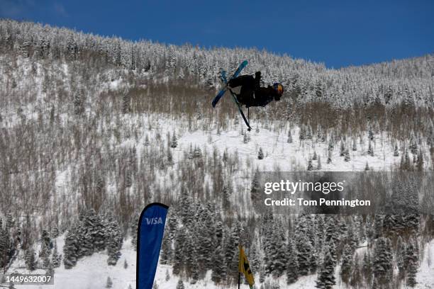 Kirsty Muir of Team Great Britain competes during the Women's Freeski Big Air Finals on day three of the Toyota U.S. Grand Prix at Copper Mountain...