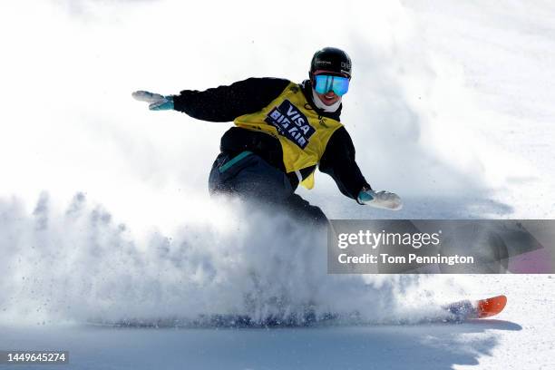 Birk Ruud of Team Norway reacts after competing in the Men's Freeski Big Air Finals on day three of the Toyota U.S. Grand Prix at Copper Mountain...