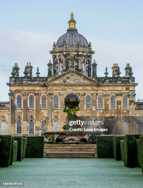 View from the garden of Castle Howard in York.