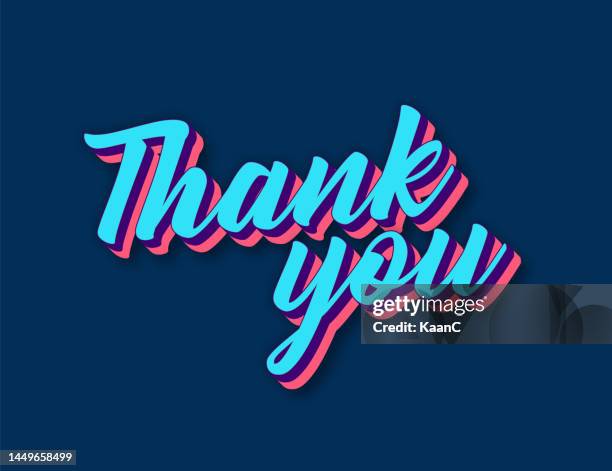 stockillustraties, clipart, cartoons en iconen met thank you. retro style lettering stock illustration. invitation or greeting card vector stock illustration - thank you korte frase